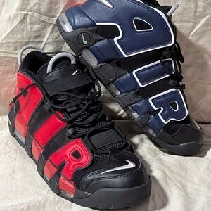 Nike  Air Uptempo Sneakers - Red & Navy
